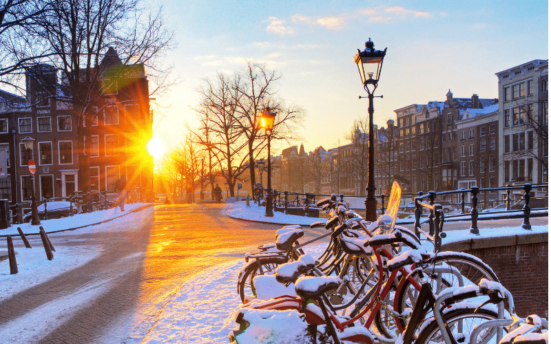 Winter Wonderland in Amsterdam